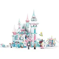 Sluban Girls Dream Ice Castle 1324 Pieces Transparant Kinderen