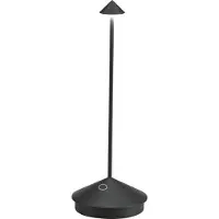 Zafferano Pina 3K tafellamp IP54 zwart 3K, dimbaar, zwart, Woon-/ Eetkamer, Aluminium, Modern