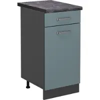 Vicco R-Line Keukenonderkast – 40 cm, WB Antraciet Blauw-grijs
