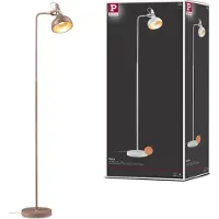 Paulmann Vloerlamp Juna STYLE, bruin / roest, Woon-/ Eetkamer, metaal, Modern, vloerlamp