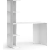 Vicco Tower Bureau – 122.2 x 55.2 cm met 4 compartimenten Wit