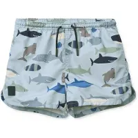 Liewood Zwemshorts 'Aiden' blauw / smoky blue / lichtblauw / groen