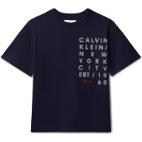 Calvin Klein Kids Shirt navy / rood / wit