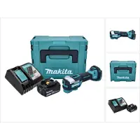 Makita Multifunctioneel elektrisch gereedschap, DTM 52 RT1J Accu Multifunctioneel Gereedschap 18 V Starlock Max Brushless + 1x Accu 5.0 Ah + Lader