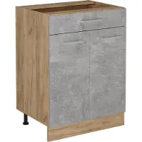 Vicco R-Line Keukenonderkast – 60 cm met lade, zonder werkblad Beton