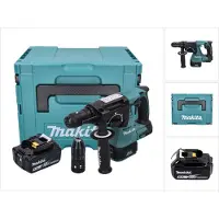 Makita DHR 243 T1J Akku Bohrhammer 18 V 2,0 J SDS plus Brushless + 1x Akku 5,0 Ah + Makpac - ohne La (Oplaadbare batterij)