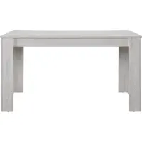 En.casa Eettafel Nora 140x90x77 cm eikenkleurig wit