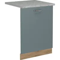 Vicco R-Line Vaatwasserfrontpaneel – 60 cm, WB Marmer Blauw-grijs