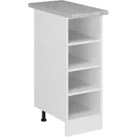 Vicco Keukenrek R-Line Wit 30 cm , WB Marmer, Model 55383