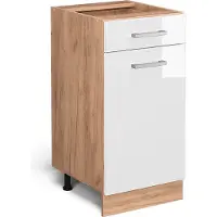 Vicco R-Line Keukenonderkast – 40 cm zonder werkblad Wit Hoogglans