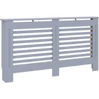 vidaXL Radiatorombouw 152x19x81,5 cm MDF antraciet