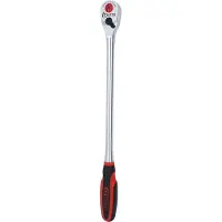 Ks Tools ratel met omwisselbare dop, model 935.1295, 425 mm, gemaakt van chroom-vanadiumstaal, gewicht 757 gram