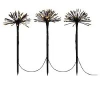 Konstsmide - decoratieve tuinspiezen set - 25 x 50 x 1000 cm - IP44 - zwart