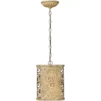 HINKLEY LED Hanglamp Carabel | 1X E27 Max 60W | Dimbaar | Brushed Champagne
