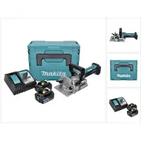 Makita DPJ 180 RMJ accu-groeffrees 18 V 100 mm + 2x accu 4,0 Ah + oplader + Makpac
