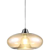Globo - hanglamp - LILLE - amberkleurig - glas - Ø 40cm - E27 - 30040123