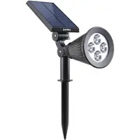 Lumisky Spot lumineux solaire Spiky W34 LED Blanc froid 34 cm