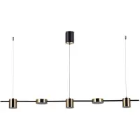 ITALUX LED-pendellamp 30W REMDAL PND-16374-5-BK-3K van