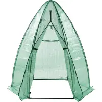 En.casa Tuinkas Hunze foliekas 183xØ160 cm groen
