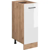 Vicco R-Line Apotheekkast – 30 cm zonder werkblad Wit Hoogglans