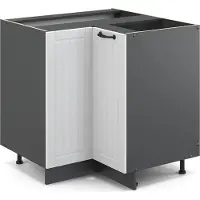 Vicco Fame-Line Hoekkast – 80.5 cm zonder werkblad Wit Landhuis