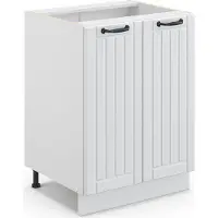 Vicco Fame-Line Keukenonderkast – 60 cm zonder werkblad Wit Landhuis