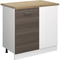 Vicco R-Line Hoekkast – 86 cm, WB Eik Edel grijs