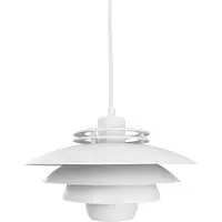 Dyberg Larsen Hanglampe , Ejka mini, dimbare, Wit, Woonkamer, Metaal, Designer