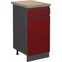 Vicco R-Line Keukenonderkast – 40 cm, WB Eik Rood