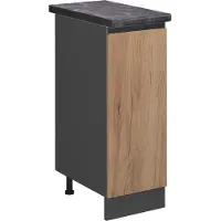 Vicco R-Line Apotheekkast – 30 cm, WB Antraciet Krachtige eik goud
