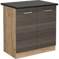 Vicco R-Line Wastafelkast – 80 cm, WB Antraciet Edel grijs