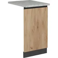 Vicco R-Line Vaatwasserfrontpaneel – 45 cm, WB Marmer Krachtige eik goud