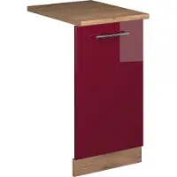 Vicco Fame-Line Vaatwasserfrontpaneel – 45 cm, WB Eik Bordeauxrode hoogglans