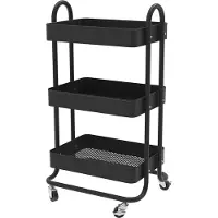 Vicco Tron Rolcontainer – 45.9 x 78.7 cm Zwart