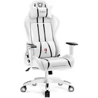 Diablo - Gaming stoel X.One 2.0 - Bureaustoel verstelbaar - King size - Zwart en wit
