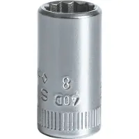 Stahlwille 40 D 9 01030009 Dubbel zeskant Dopsleutelinzetstuk 9 mm 1/4 1/4 (6.3 mm)