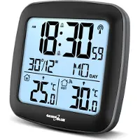 Greenblue Draadloos weerstation met DCF GB542 met kalender en alarm