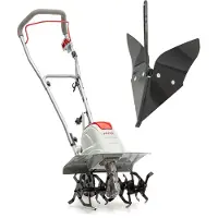 Ikra Elektrische motorhakker FEM 1500 | 1500 W | Werkbreedte 17–45 cm | Werkdiepte tot 23 cm | Opklapbare stang | Inclusief transportwiel en egaliseerploeg