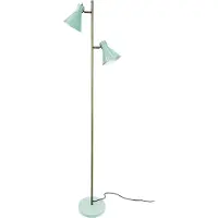 Dyberg Larsen Vloerlampe , Sleep, Groen, Woonkamer, Metaal, Designer