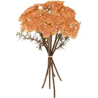Viana Duizendblad kunstbloemen Achillea kunst oranje 30cm 6 stuks, 6 Stück