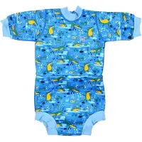 Splash About Neoprenanzug - Happy Nappy - Crocodile Sumpf - - 6-12 mt - Neoprenanzüge