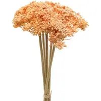 Viana Duizendblad kunst kunstbloemen oranje 50cm 5st in bos, 5 stuks