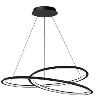 Toolight Hanglamp App1194-cp Zwart
