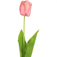 Viana Tulp kunstbloem rood, oranje kunst voorjaarsbloem H67cm