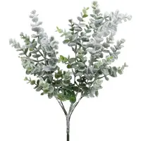 Viana Kunst eucalyptus tak besneeuwd deco tak eucalyptus Kerst 48cm