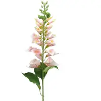 Viana Kunstweidebloem vingerhoedskruid roze zijden bloem 90cm