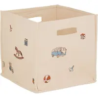 Cam Cam Aufbewahrungskorb - 30x36 cm - Vintage Spielzeug - - One Size - Aufbewahrung