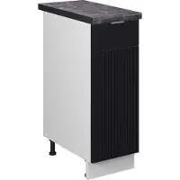 Vicco Apotheekkast Fame-Line Zwart gestreept 30 cm , WB Antraciet, Model 50721