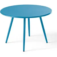 Oviala - Ronde blauwe tuin salontafel Pacific 40 cm - Palavas