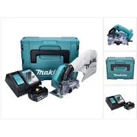 Makita DCC 500 RF1J Akku Diamantschneider 18 V 125 mm Brushless + 1x Akku 3,0 Ah + Ladegerät + Makpa